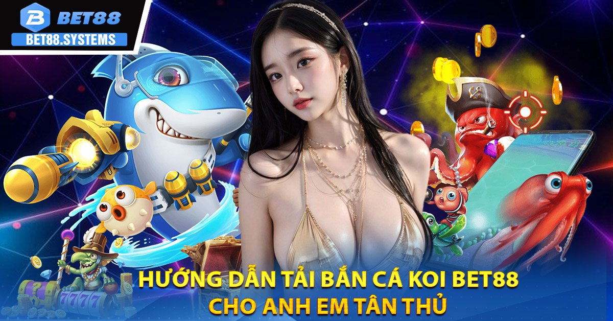 Hướng dẫn tải Bắn cá koi BET88 cho anh em tân thủ