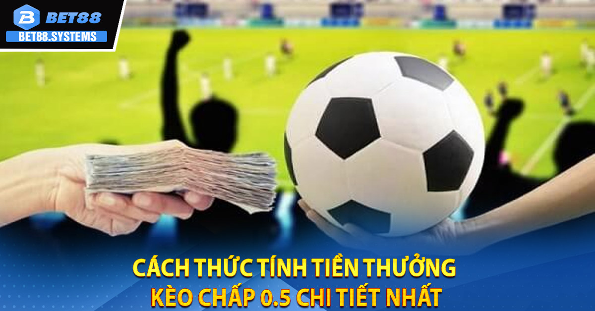 Cách thức tính tiền thưởng Kèo Chấp 0.5 chi tiết nhất