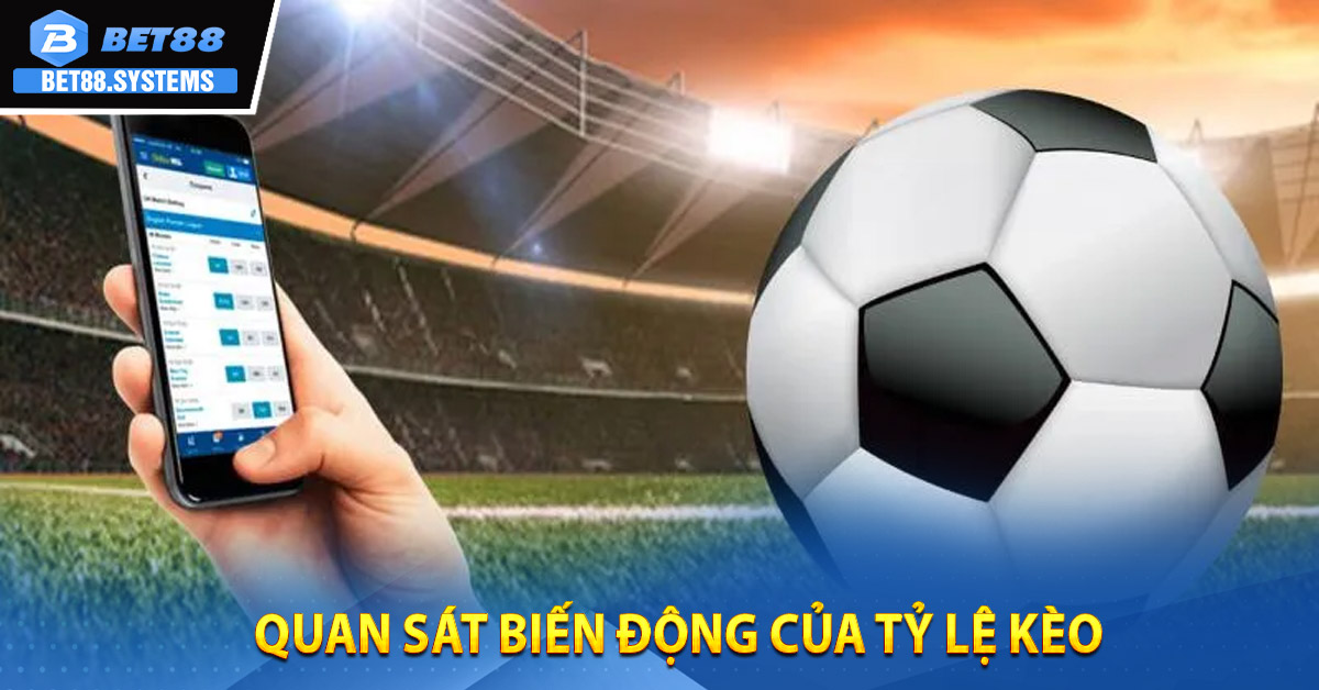 Quan sát biến động của tỷ lệ kèo