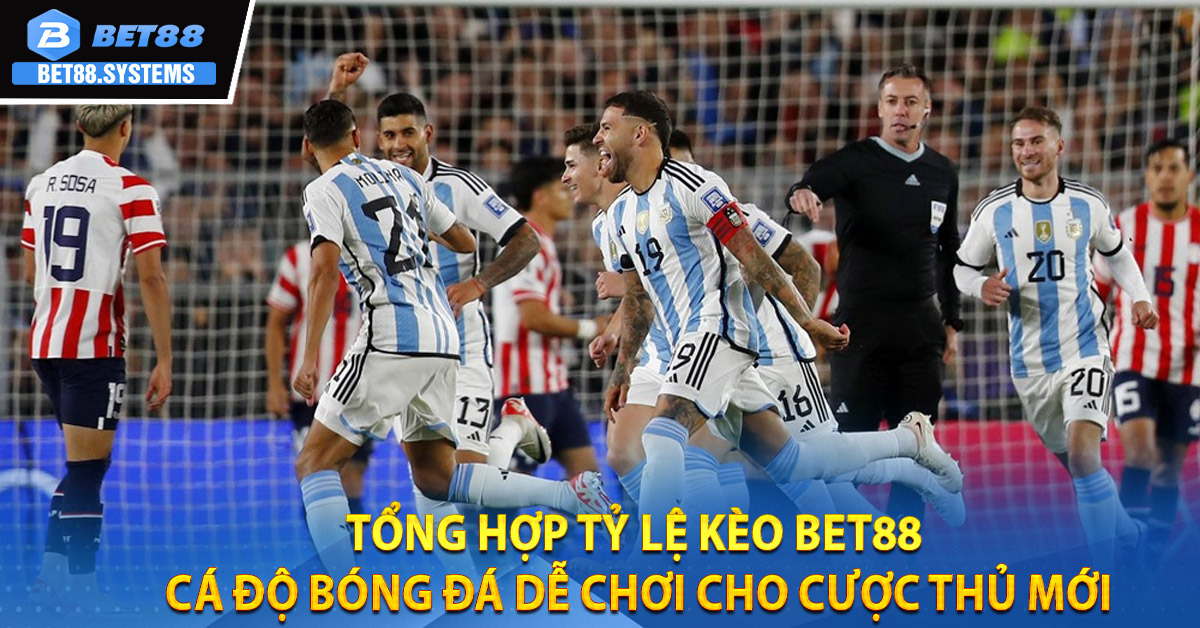 Tổng hợp Tỷ Lệ Kèo Bet88 cá độ bóng đá dễ chơi cho cược thủ mới